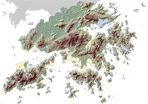 香港地勢特徵|香港地形與人為影響